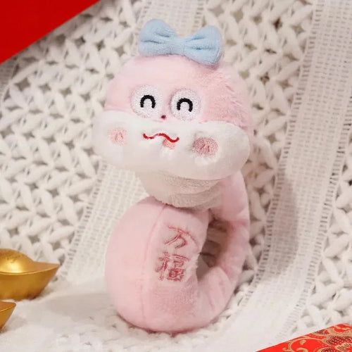Snake Chinese NY 2025 Mascot Plush Bracelet - Bear Hugs