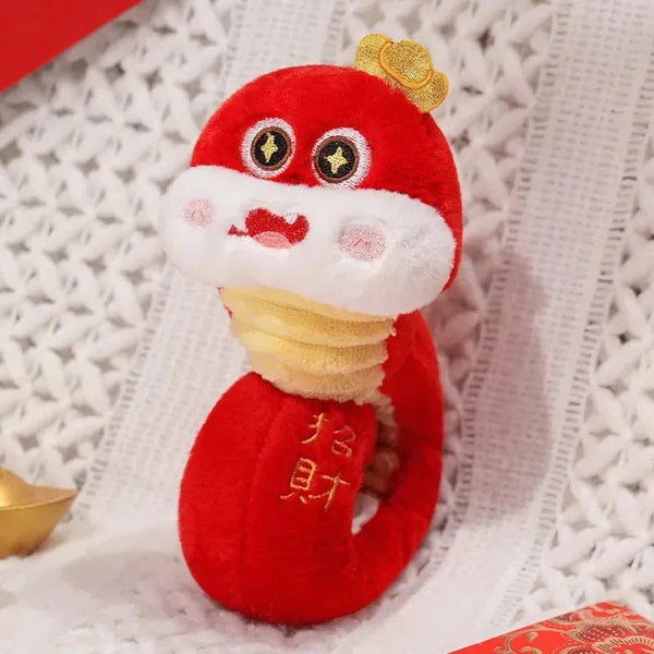 Snake Chinese NY 2025 Mascot Plush Bracelet - Bear Hugs