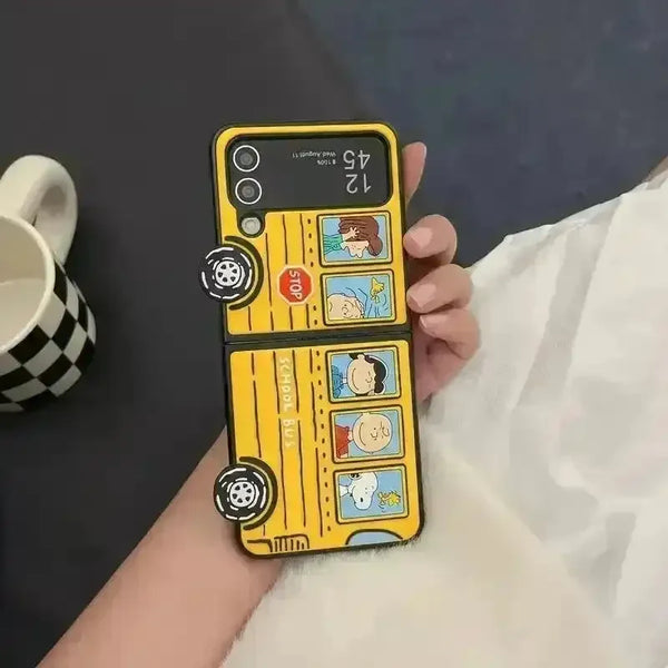 Snoopy Bus Case For Samsung Z Fold and Z Flip - Bear Hugs