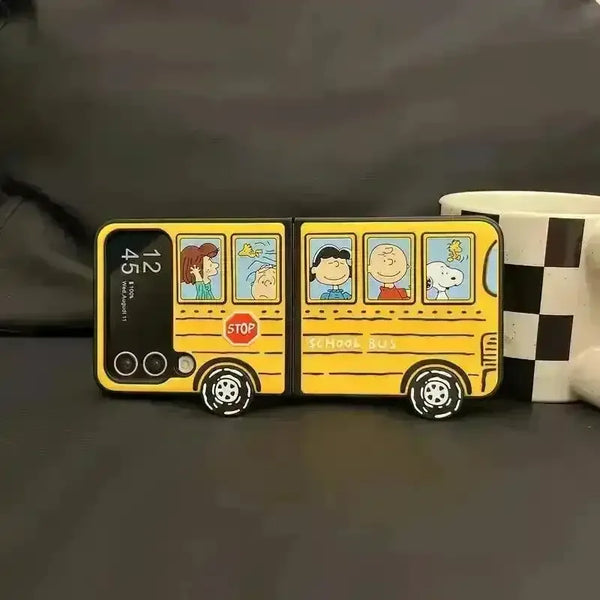 Snoopy Bus Case For Samsung Z Fold and Z Flip - Bear Hugs