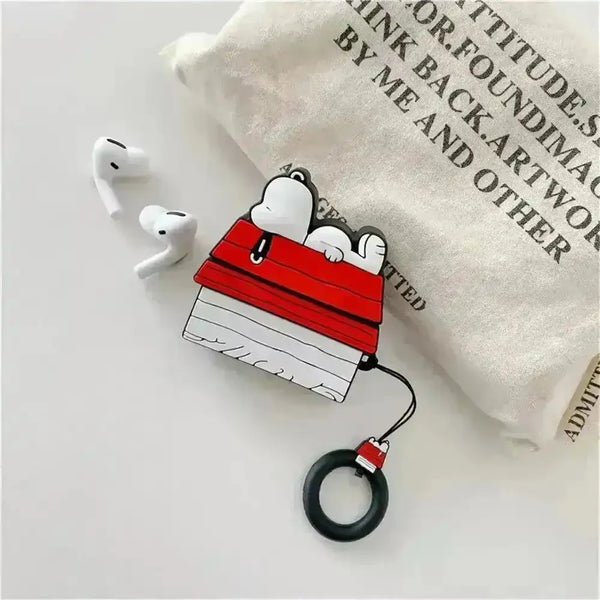 Snoopy Style Character Case (For Airpods) - Bear Hugs