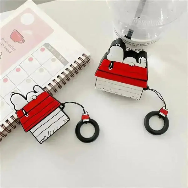 Snoopy Style Character Case (For Airpods) - Bear Hugs