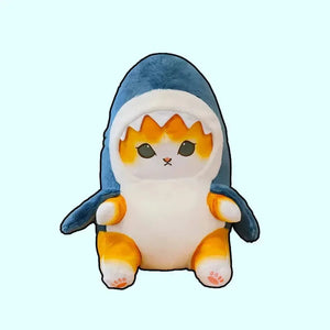 Snuggle Fin Shark Cat Plushie - Bear Hugs