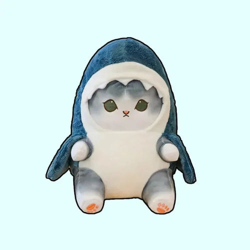 Snuggle Fin Shark Cat Plushie - Bear Hugs