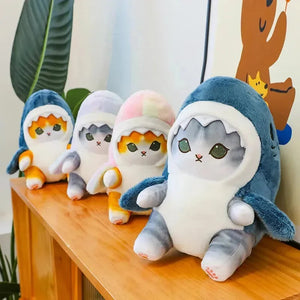 Snuggle Fin Shark Cat Plushie - Bear Hugs