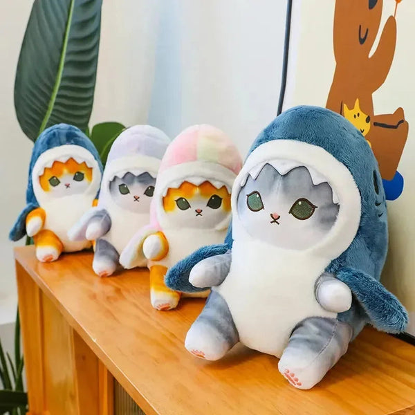 Snuggle Fin Shark Cat Plushie - Bear Hugs