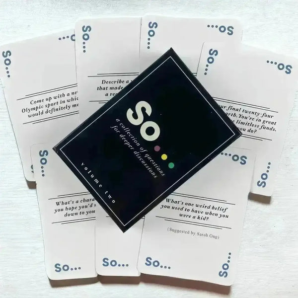So Deeper Discussions Card Game - Bear Hugs