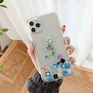 Social Stream Flowing Phone Case (For iPhones) - Bear Hugs