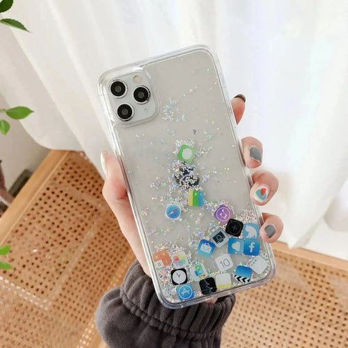 Social Stream Flowing Phone Case (For iPhones) - Bear Hugs