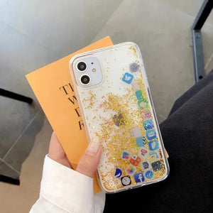 Social Stream Flowing Phone Case (For iPhones) - Bear Hugs