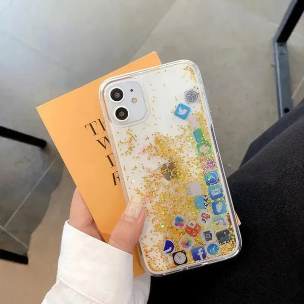 Social Stream Flowing Phone Case (For iPhones) - Bear Hugs