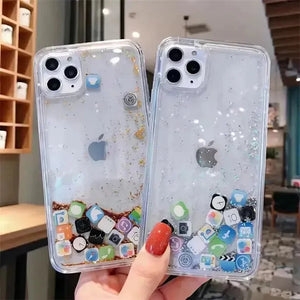 Social Stream Flowing Phone Case (For iPhones) - Bear Hugs