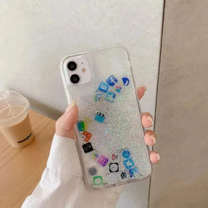 Social Stream Flowing Phone Case (For iPhones) - Bear Hugs