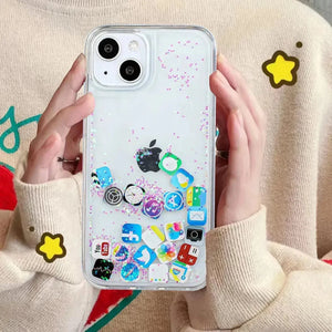 Social Stream Flowing Phone Case (For iPhones) - Bear Hugs