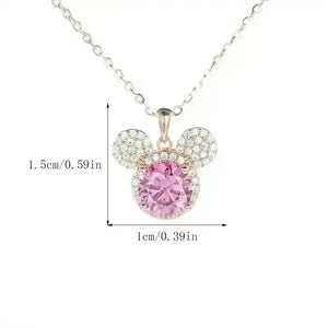 Sparkling Cubic Mickey Mouse Pendant - Bear Hugs