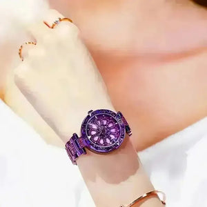 Sparkling Rhinestone Rotating Dial Watch - Bear Hugs