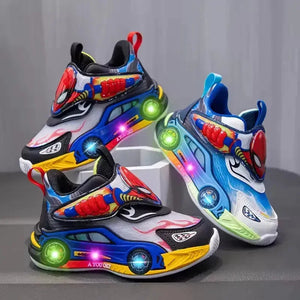 Spider-Stride LED Light-Up Sneakers - Bear Hugs