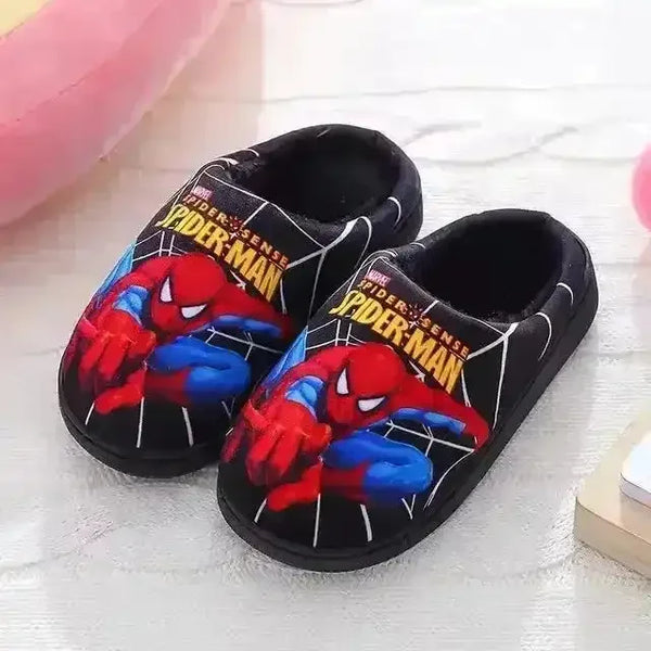Spiderman Cartoon Comfy Slippers - Bear Hugs