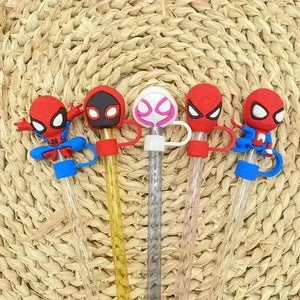 Spiderman Themed Silicon Toppers for Stanley Cup (5 Pcs) - Bear Hugs