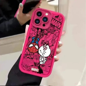 Spiderman x Hello Kitty Silicon Phone Case (For iPhones) - Bear Hugs