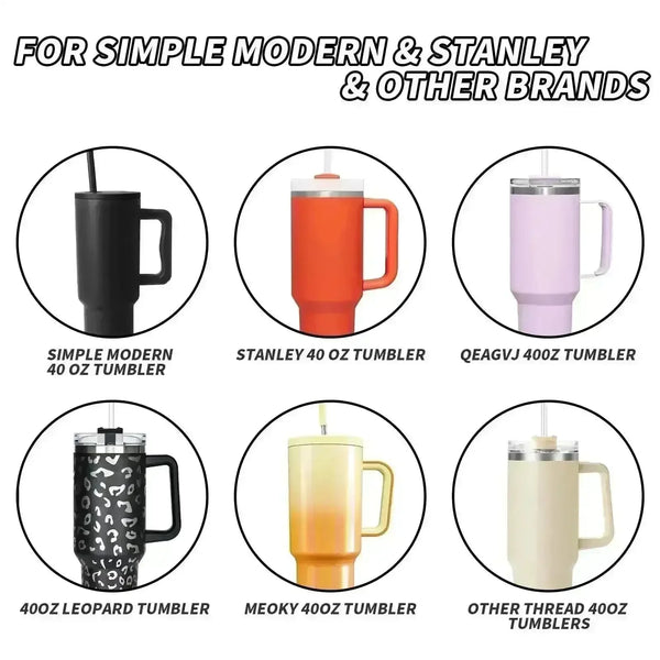Spillproof Replacement Lid For Stanley 40 oz Tumblers - Bear Hugs