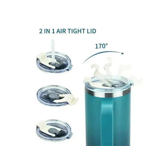 Spillproof Replacement Lid For Stanley 40 oz Tumblers - Bear Hugs