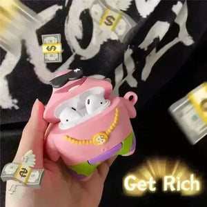 Spongebob & Patrick Hipster Case (For Airpods) - Bear Hugs