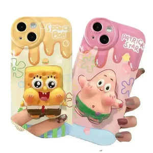 Spongebob Vivid Style Phone Case (For iPhones) - Bear Hugs