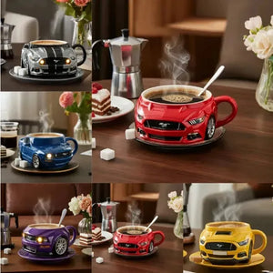 Sports Car Shaped Coffee Mug (400 ml) - Bear Hugs