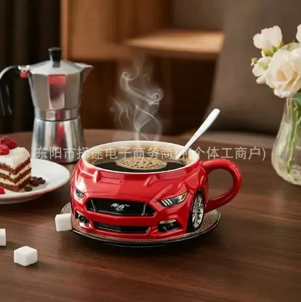 Sports Car Shaped Coffee Mug (400 ml) - Bear Hugs
