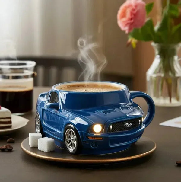 Sports Car Shaped Coffee Mug (400 ml) - Bear Hugs