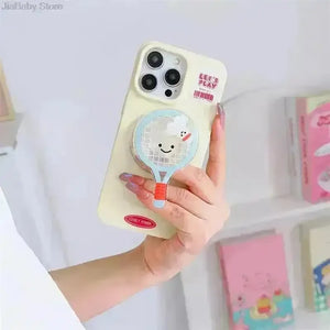 Sporty Tennis Racquet Phone Case (For iPhones) - Bear Hugs