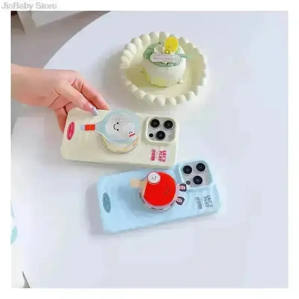 Sporty Tennis Racquet Phone Case (For iPhones) - Bear Hugs