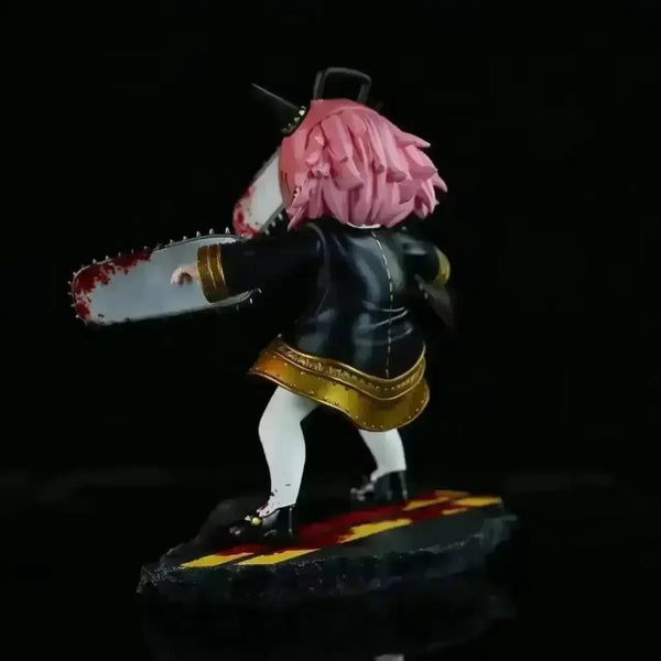 Spy×Family Anya Forger Cosplay Chainsaw Man Figurine (17 cm) - Bear Hugs