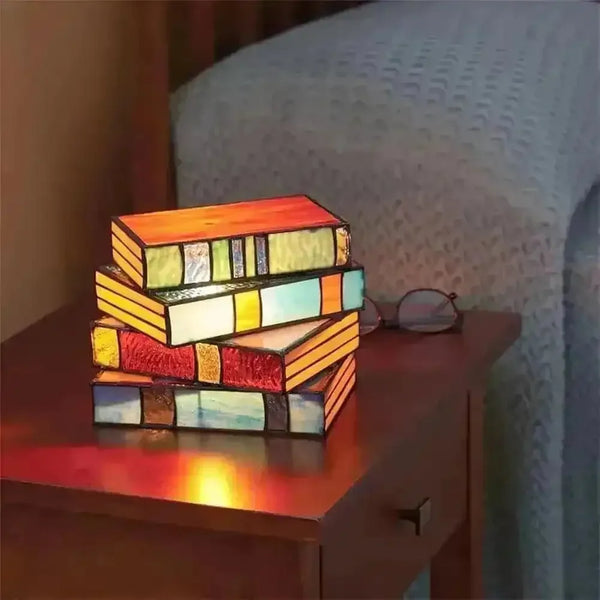 Stacked Books Decor Lamp - Bear Hugs
