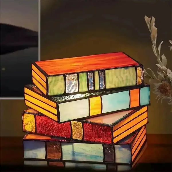 Stacked Books Decor Lamp - Bear Hugs