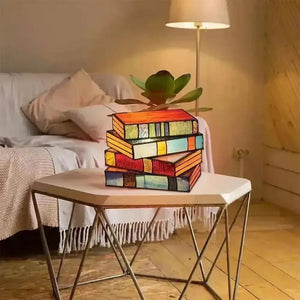 Stacked Books Decor Lamp - Bear Hugs