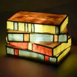 Stacked Books Decor Lamp - Bear Hugs