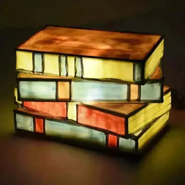Stacked Books Decor Lamp - Bear Hugs