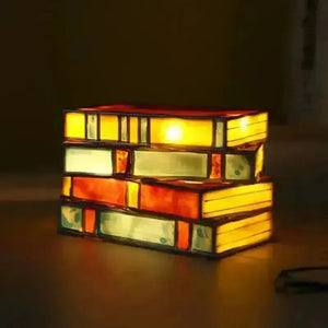 Stacked Books Decor Lamp - Bear Hugs