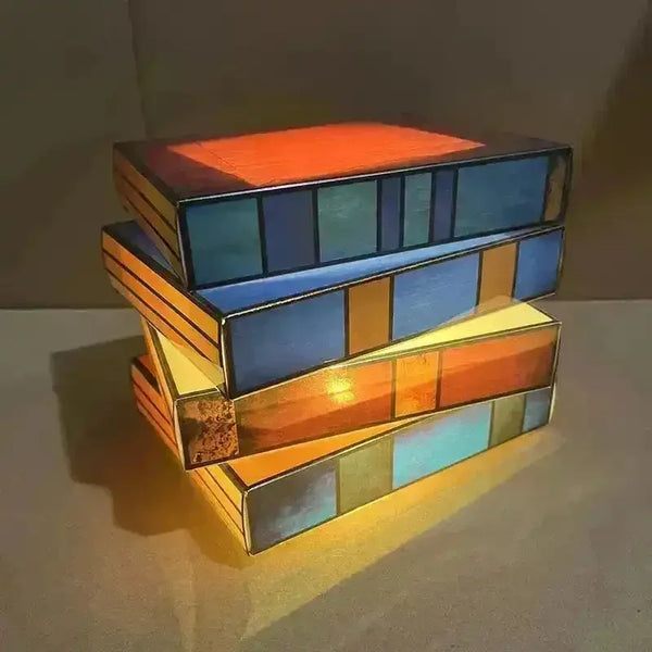 Stacked Books Decor Lamp - Bear Hugs