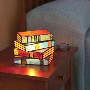 Stacked Books Decor Lamp - Bear Hugs