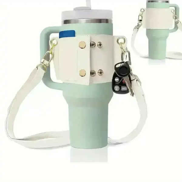 Stanley PU Leather Water Bottle Sleeve - Bear Hugs