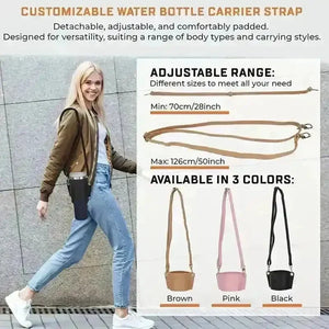 Stanley PU Leather Water Bottle Sleeve - Bear Hugs