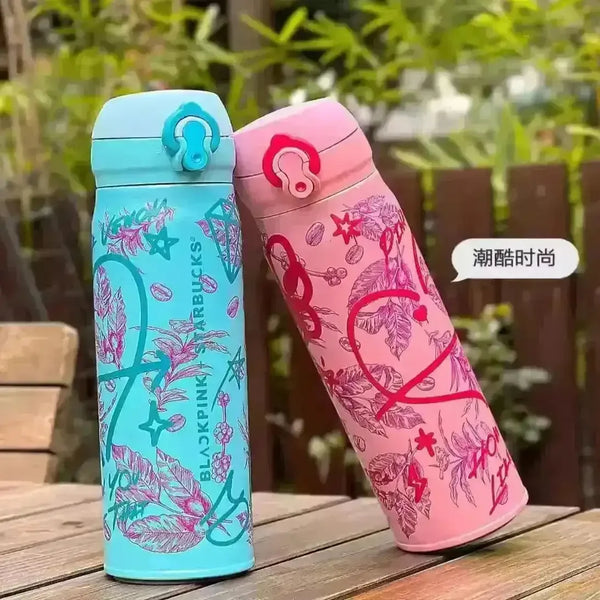 Starbucks Black Pink Graffiti Thermos (591 ml) - Bear Hugs