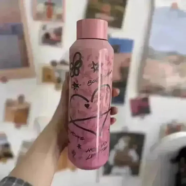 Starbucks Black Pink Graffiti Thermos (591 ml) - Bear Hugs