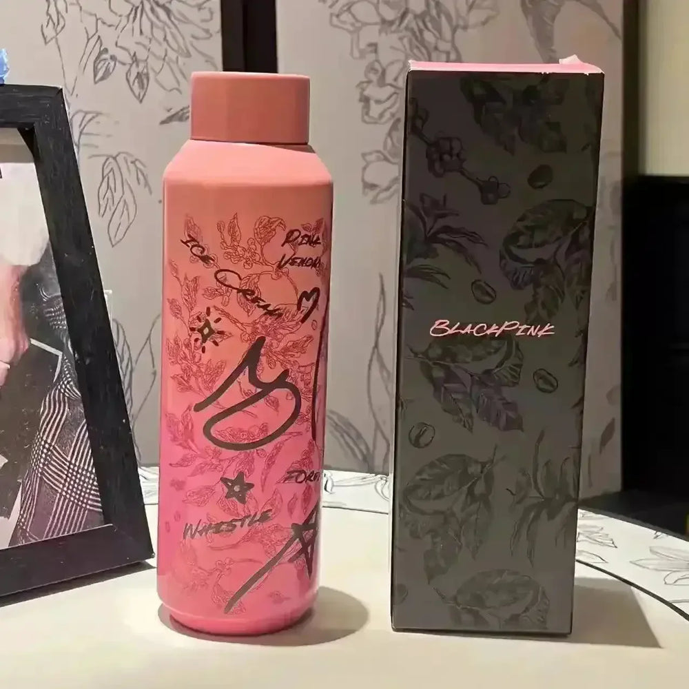 Starbucks Black Pink Graffiti Thermos (591 ml) - Bear Hugs