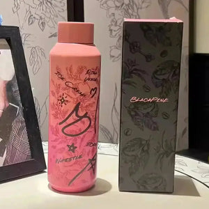Starbucks Black Pink Graffiti Thermos (591 ml) - Bear Hugs