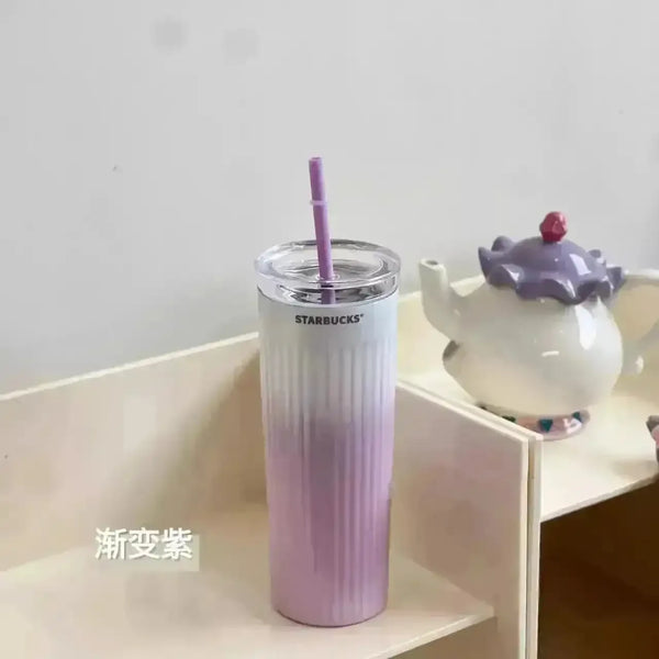 Starbucks Popular Gradient Straw Tumbler (470 ml) - Bear Hugs