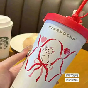 Starbucks Star Series Cat Straw Mug (550 ml) - Bear Hugs